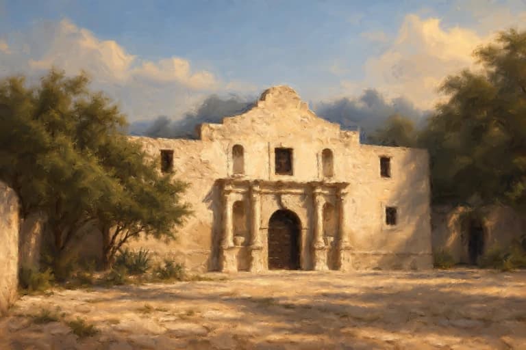 The Alamo, inspired by Leonardo da Vinci