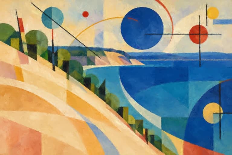 Dunes, Circles and a Blue Interval: Sleeping Bear Dunes